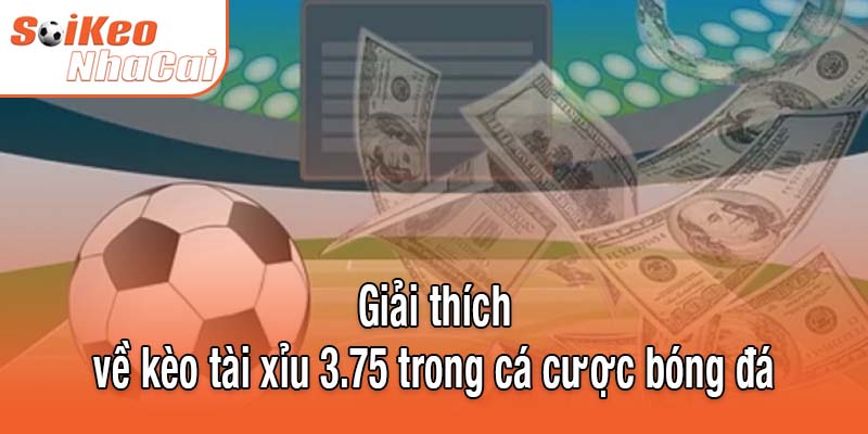 Giải thích về kèo tài xỉu 3.75 trong cá cược bóng đá