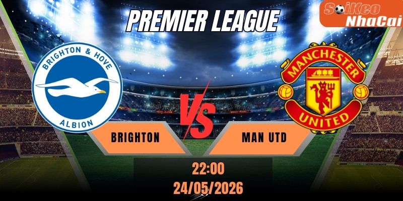 Soi kèo nhà cái Brighton vs Man Utd 22h00 ngày 24/05 - Premier League