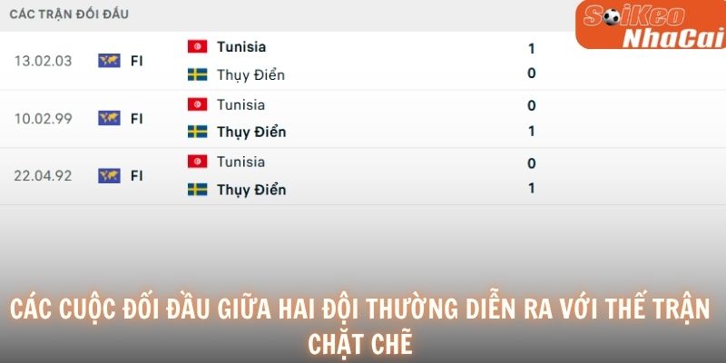 Các cuộc đối đầu giữa hai đội thường diễn ra với thế trận chặt chẽ